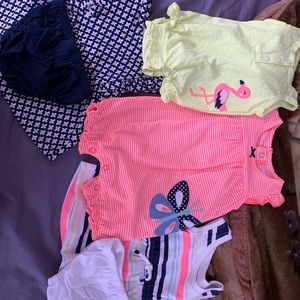 4 outfits newborn baby girl summer outfits